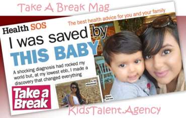 Baby Modelling Photoshoot for a Magazine